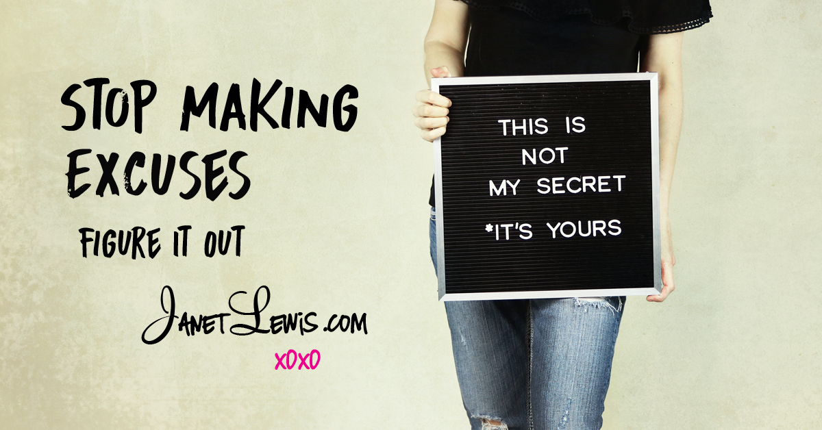 53 Stop Making Excuses - Wide copy